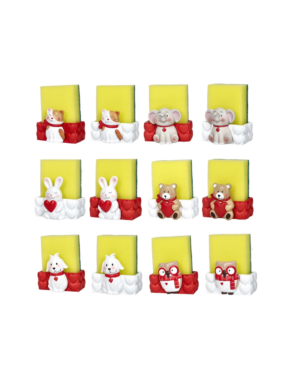 BRANDANI PORTASPUGNA ANIMALI SOGGETTI E COLORI ASSORTITI 1 PZ