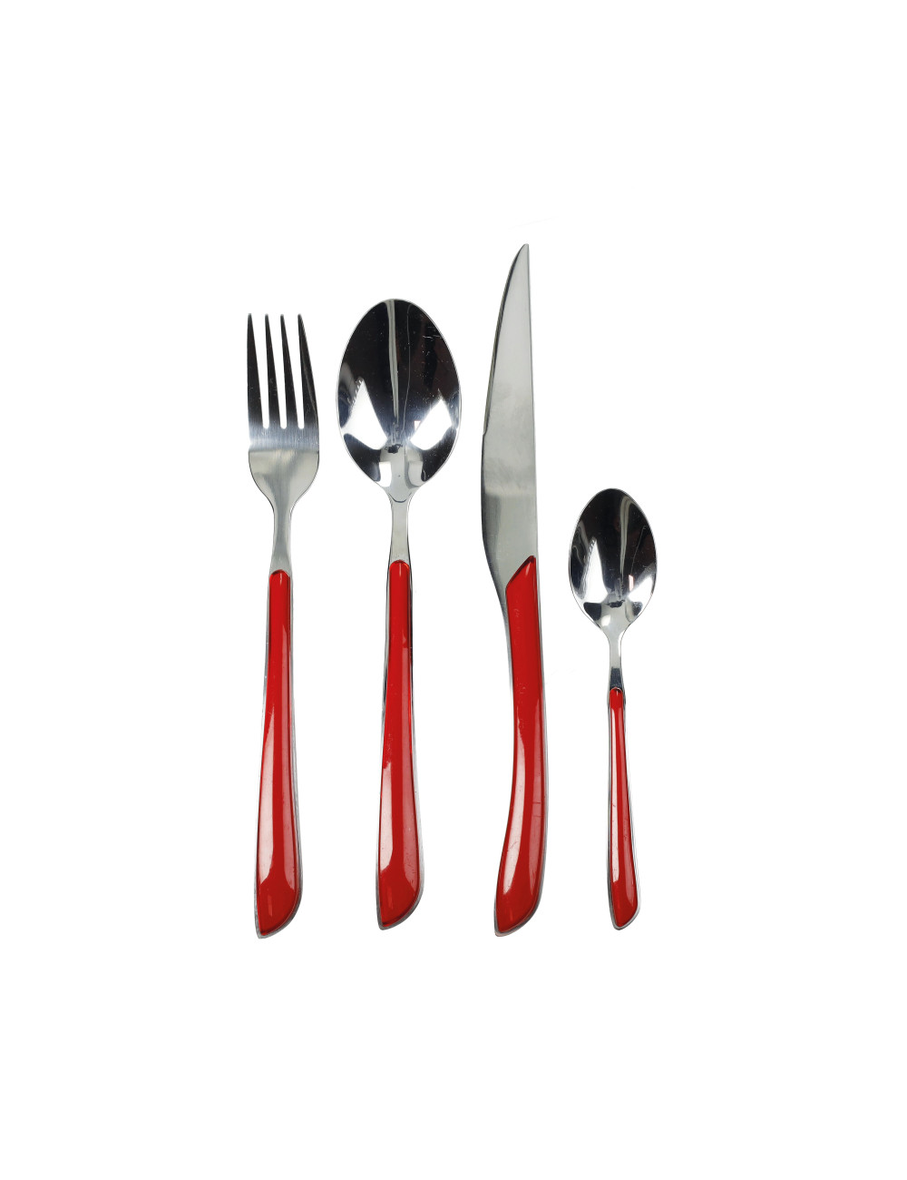 BRANDANI SET 24 PZ POSATE CORALLO INOX