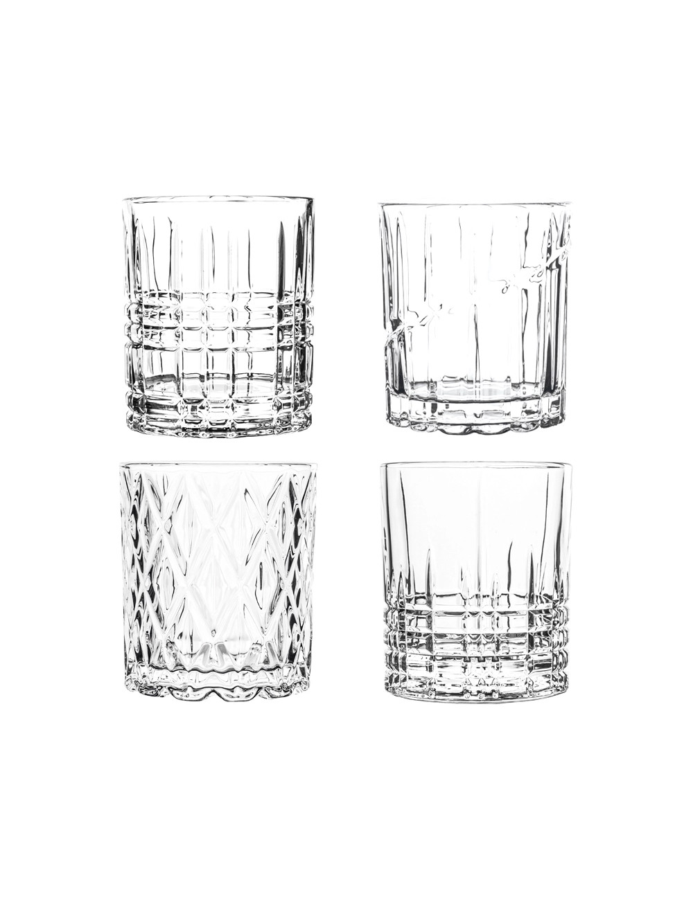 BRANDANI SET 4 PZ BICCHIERE MULINELLO VETRO