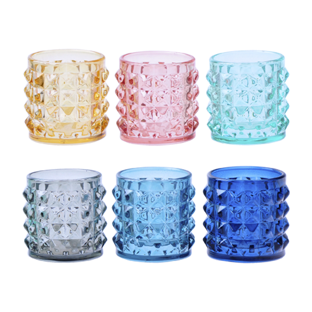 BRANDANI SET 6 BICCHIERI SHOT FUNKY COLORI ASSORTITI VETRO