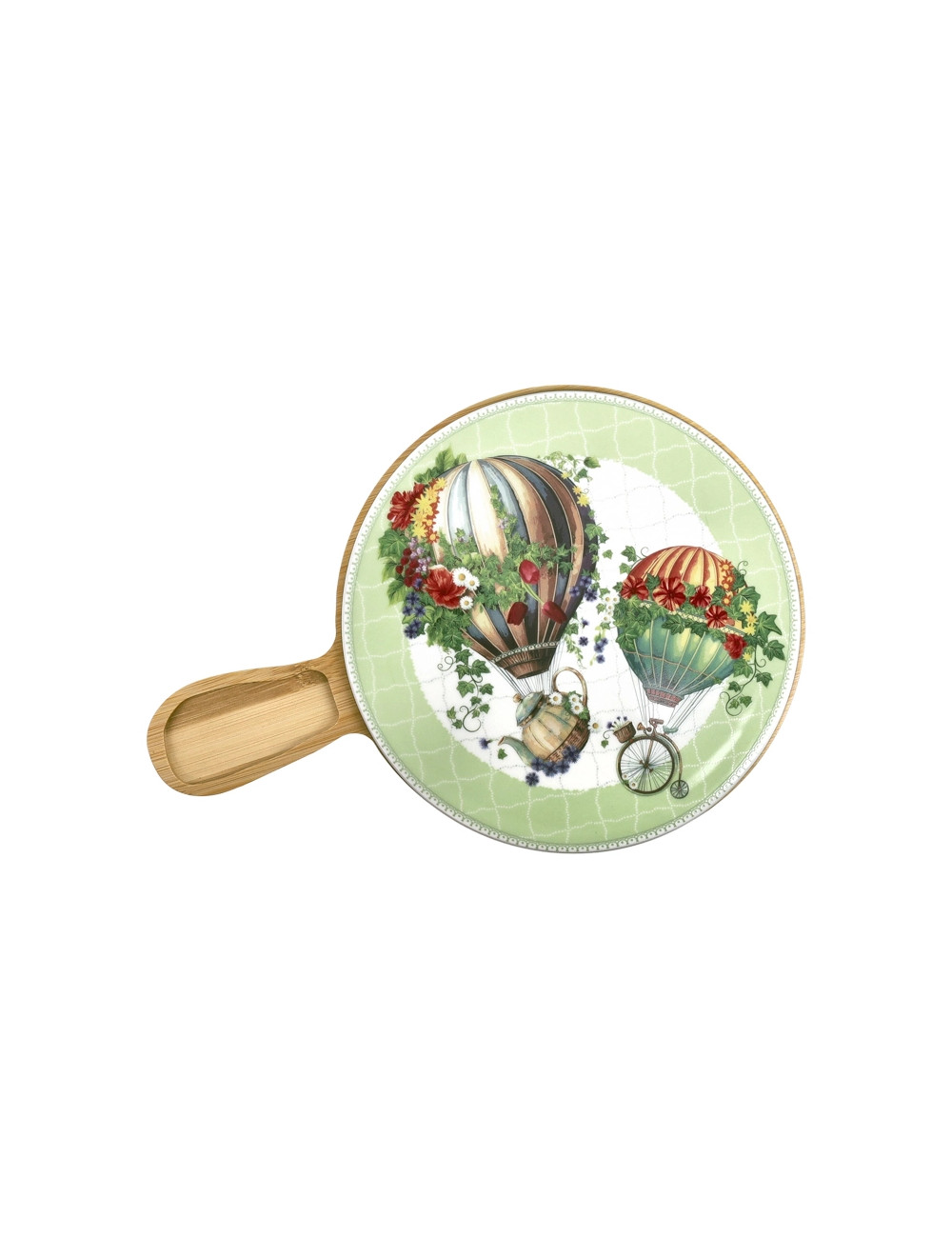 BRANDANI TAGLIERE Wonderland Mongolfiere con Coltello Formaggio