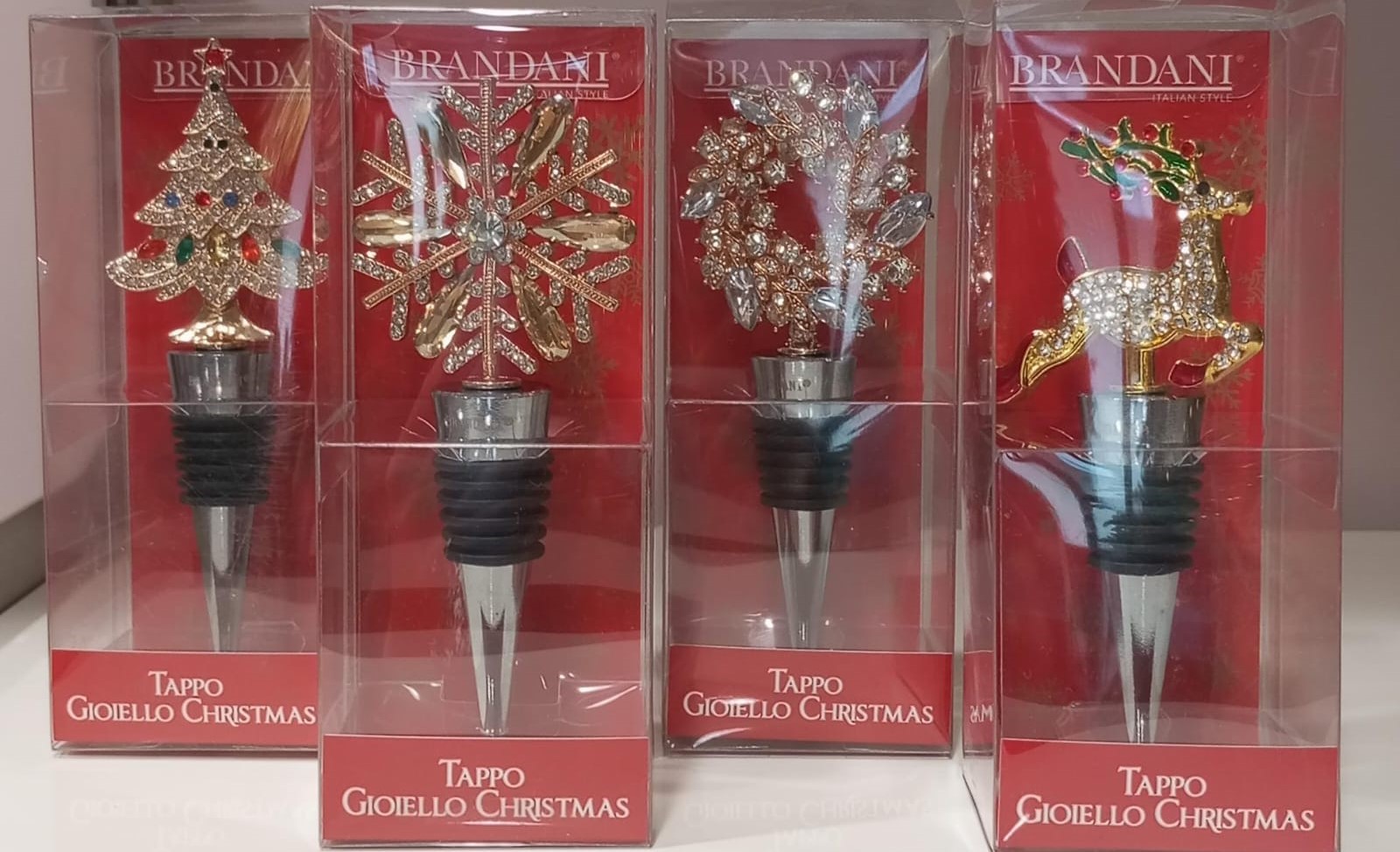 BRANDANI TAPPO CHRISTMAS NATALE  GIOIELLO ASSORTITI 1 PZ