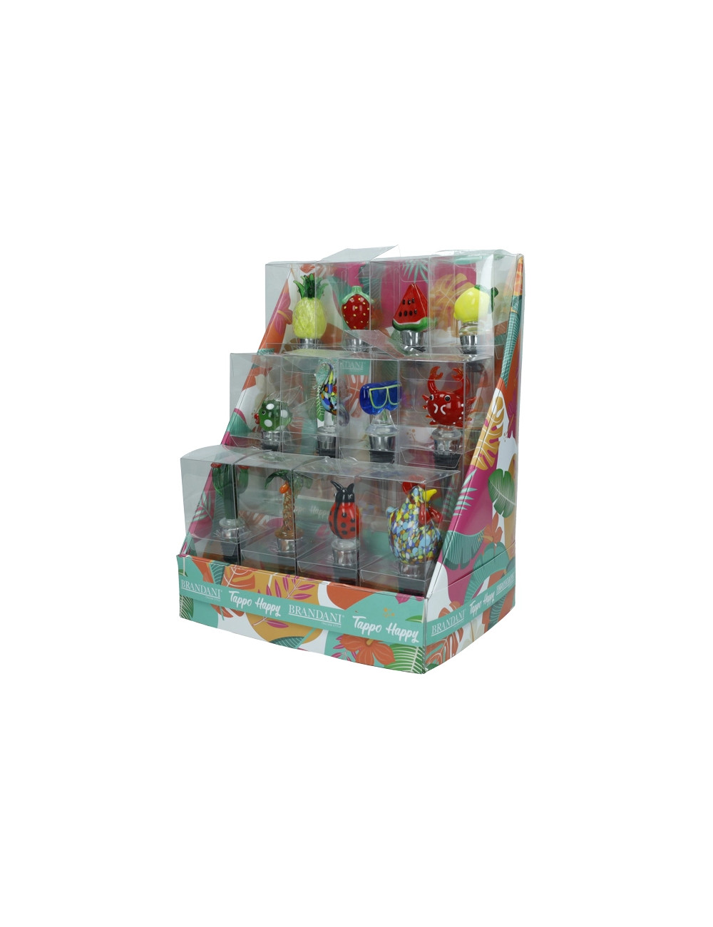 BRANDANI TAPPO HAPPY DECORI E COLORI ASSORTITI 1 PZ