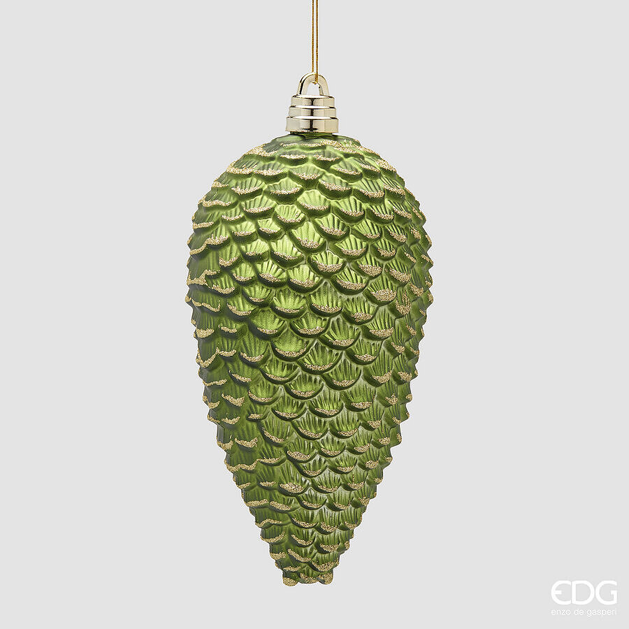 EDG ADDOBBO PALLA PIGNA VERDE H.  25 CM