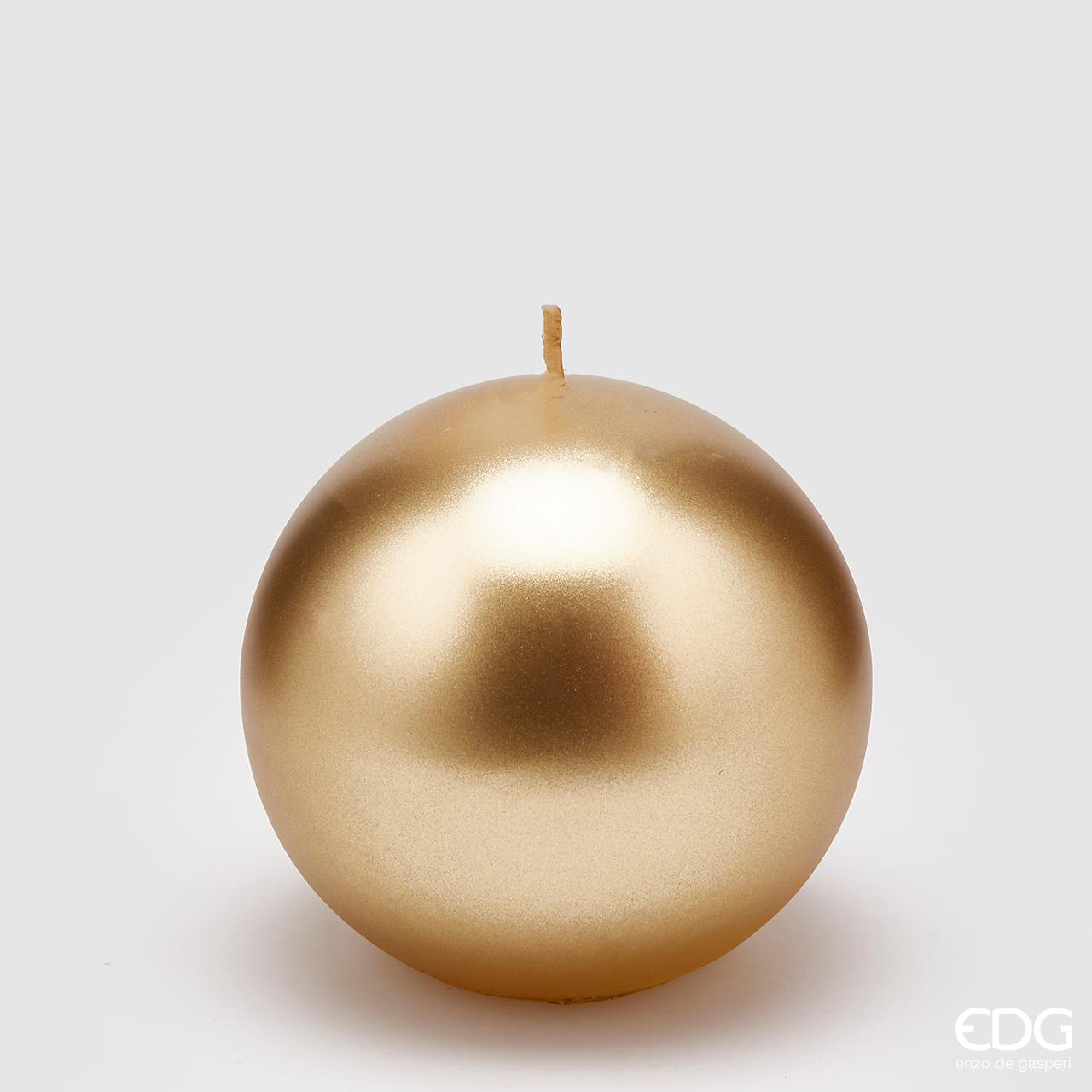 EDG Candela Natalizia Classica Sfera Diametro 10 cm Oro