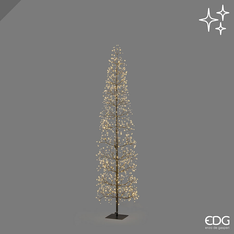 EDG Decorazione Natalizia ALBERO LED FAGGIO SLIM 1080 LED H. 180 CM EDG Decorazione Natalizia ALBERO LED FAGGIO SLIM 1080 LED H. 180 CM