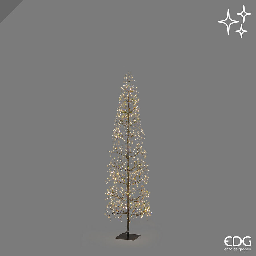 EDG Decorazione Natalizia ALBERO LED FAGGIO SLIM 708 LED H. 150 CM EDG Decorazione Natalizia ALBERO LED FAGGIO SLIM 708 LED H. 150 CM