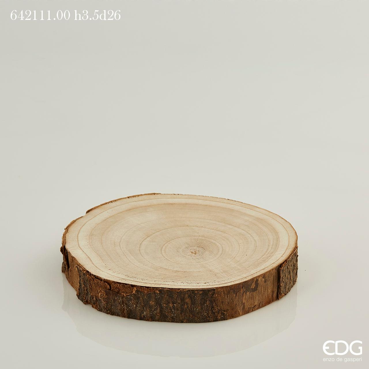EDG decorazione natalizia base vassoio legno paulonia tagliere