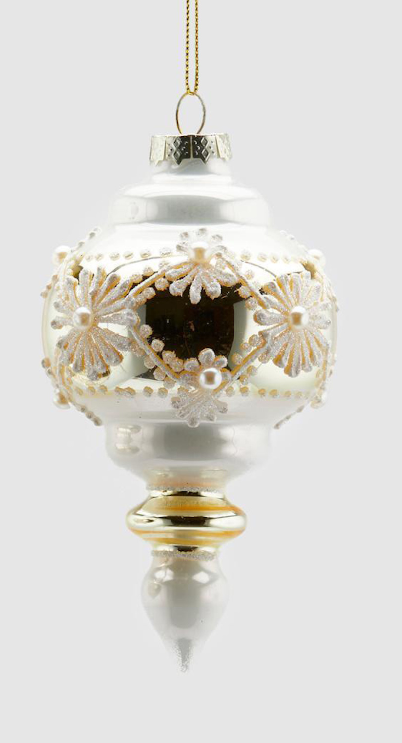 EDG Decorazione Natalizia Pendaglio Daisy Fuso h14 cm