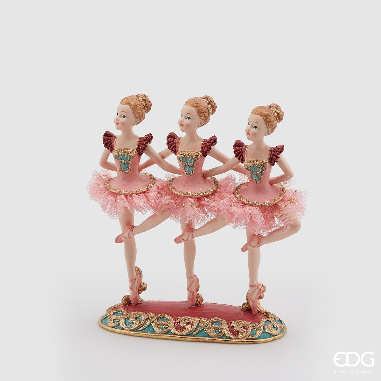 EDG Decorazione Natalizia Statuetta Ballerine H20