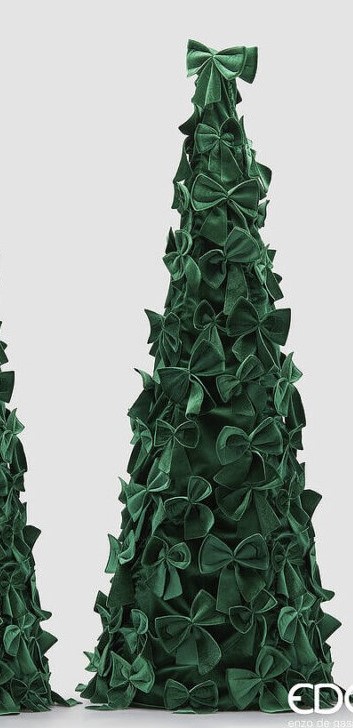 EDG DECORO FIOCCHI-NEW CONO GRANDE H.150 D.55 C5 VELLUTO VERDE