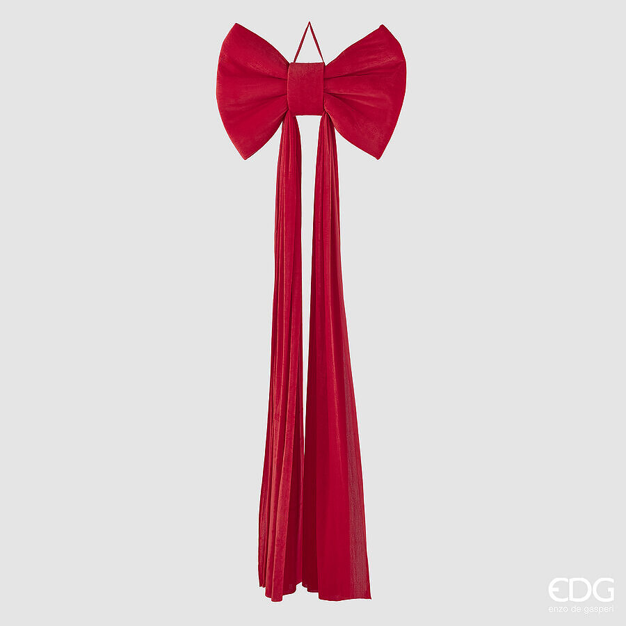 EDG DECORO Fiocco in Velluto Rosso h.210 cm. EDG DECORO Fiocco in Velluto Rosso h.210 cm.