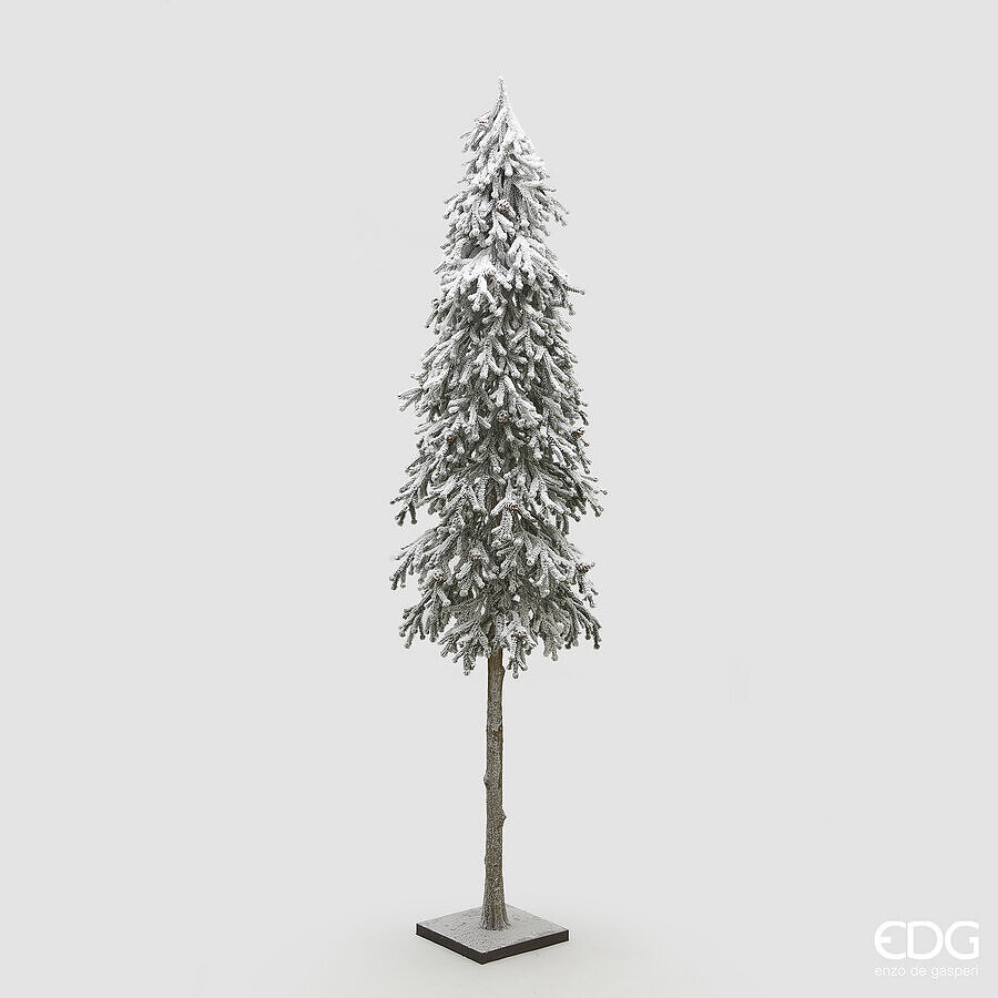 EDG DECORO pino innevato con base H. CM 152