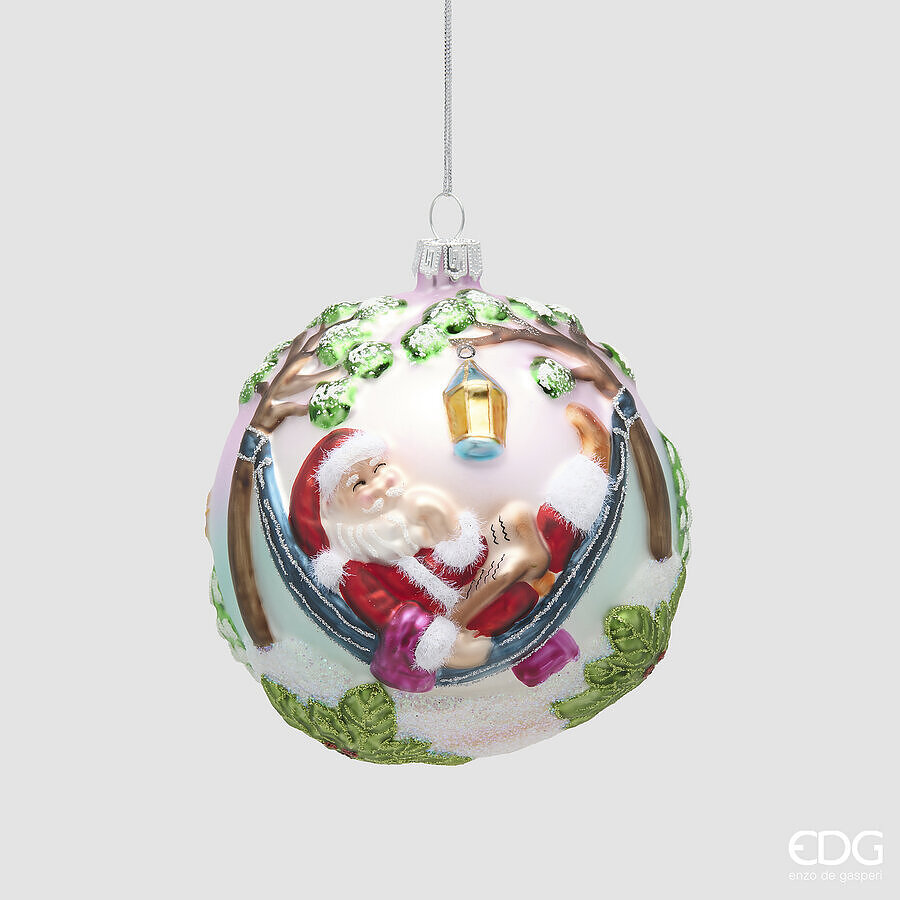 EDG ENZO DE GASPERI ADDOBBO PALLA BABBO DIAM.11 CM EDG ENZO DE GASPERI ADDOBBO PALLA BABBO DIAM.11 CM