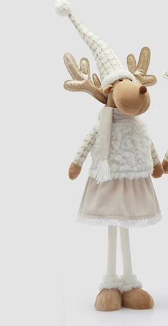 EDG Enzo De Gasperi Decorazione Natalizia Renna femmina H.65 cm