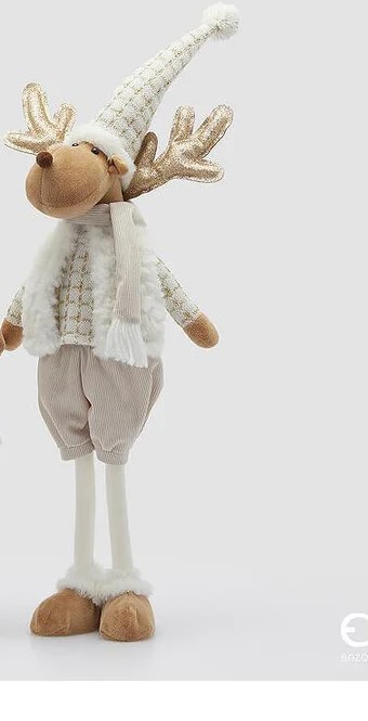 EDG Enzo De Gasperi Decorazione Natalizia Renna maschio H.65 cm