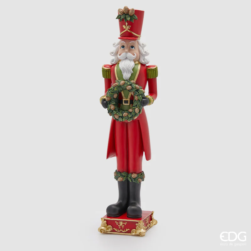 EDG Enzo De Gasperi Decorazione Natalizia Soldatino H 60 cm EDG Enzo De Gasperi Decorazione Natalizia Soldatino H 60 cm