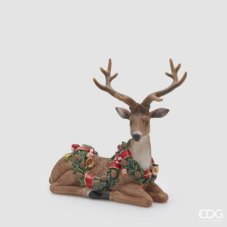 EDG Enzo De Gasperi Decoro Renna H.25,5 L.27 L.12 EDG Enzo De Gasperi Decoro Renna H.25,5 L.27 L.12