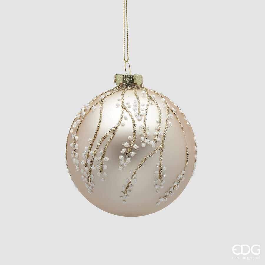 EDG Enzo De Gasperi Palla Di Natale Rami diam. 10 cm EDG Enzo De Gasperi Palla Di Natale Rami diam. 10 cm