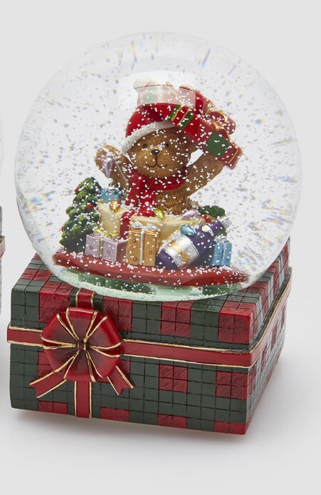 EDG Enzo De Gasperi SFERA ACQUA PACCO REGALO ORSO CON REGALI H.20 CM DIAM 15 CM EDG Enzo De Gasperi SFERA ACQUA PACCO REGALO ORSO CON REGALI H.20 CM DIAM 15 CM