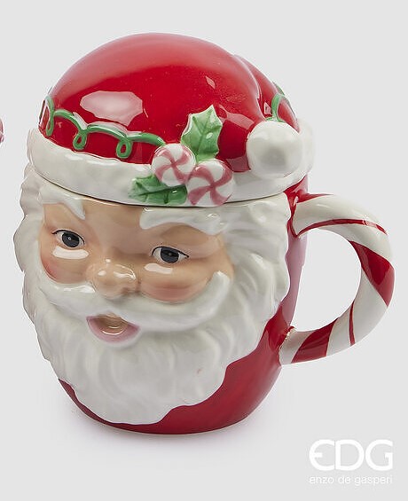 EDG Enzo De Gasperi TAZZA NATALIZIA BABBO NATALE H 14 CM EDG Enzo De Gasperi TAZZA NATALIZIA BABBO NATALE H 14 CM