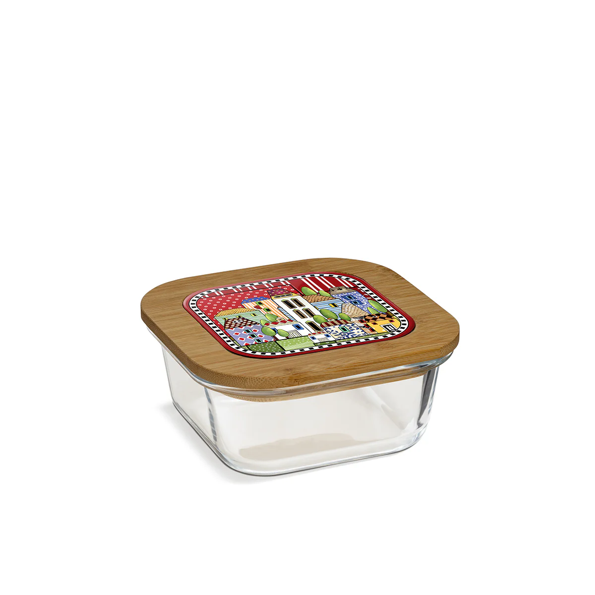 EGAN Contenitore Paese Mio Rosso 13x6,5 piccolo