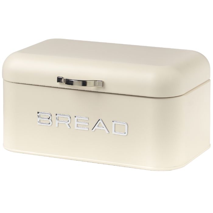 EVVIVA Contenitore porta pane con manico 30,5 x 20 x H 15 cm avorio