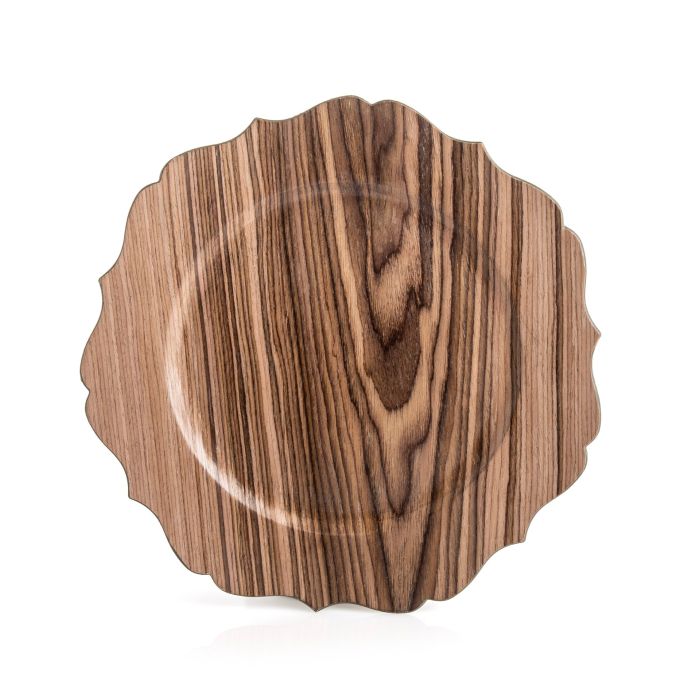 EVVIVA SOTTOPIATTO SET DA 6 CORTINA FINITURA LEGNO