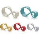 GUZZINI ECO CLIP PICCOLE ROSSE INFINITE SET 5 PZ