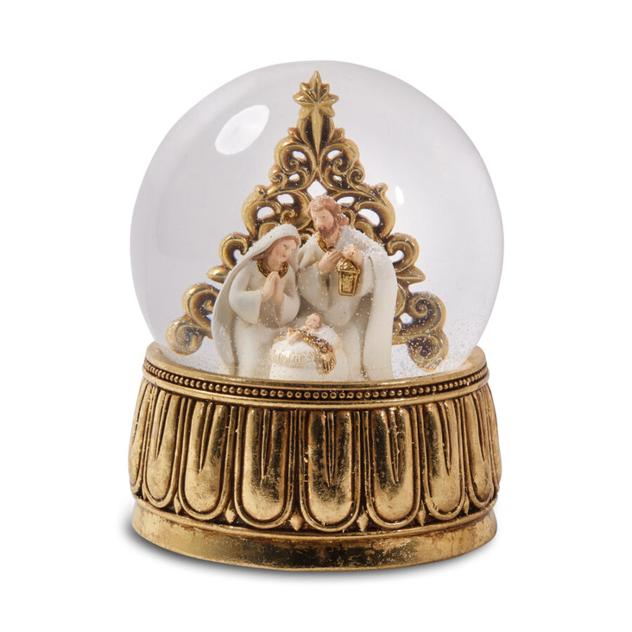 HENRIETTE  GLOBO CARILLON NATIVITA’ ORO H 20 CM