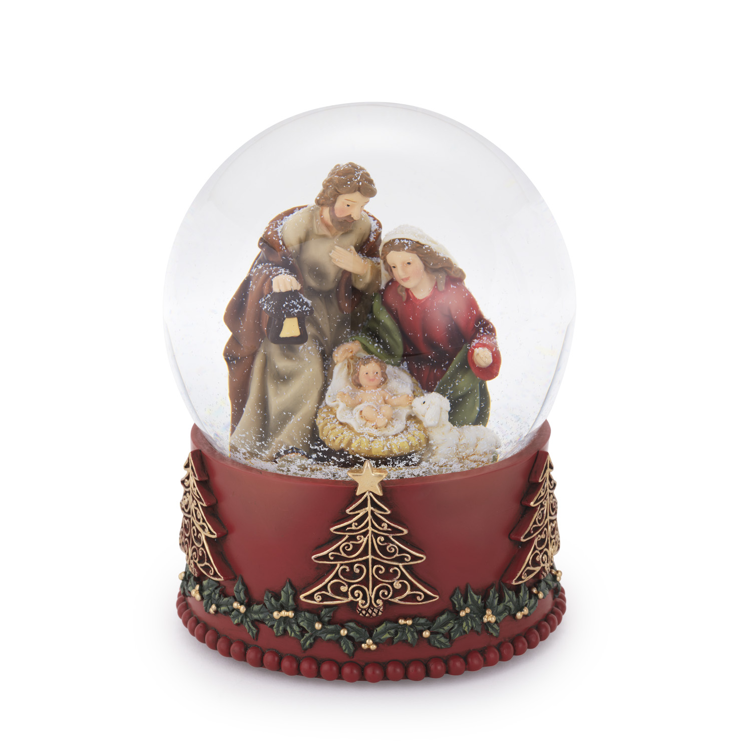 HENRIETTE  GLOBO CARILLON NATIVITA’ ROSSO