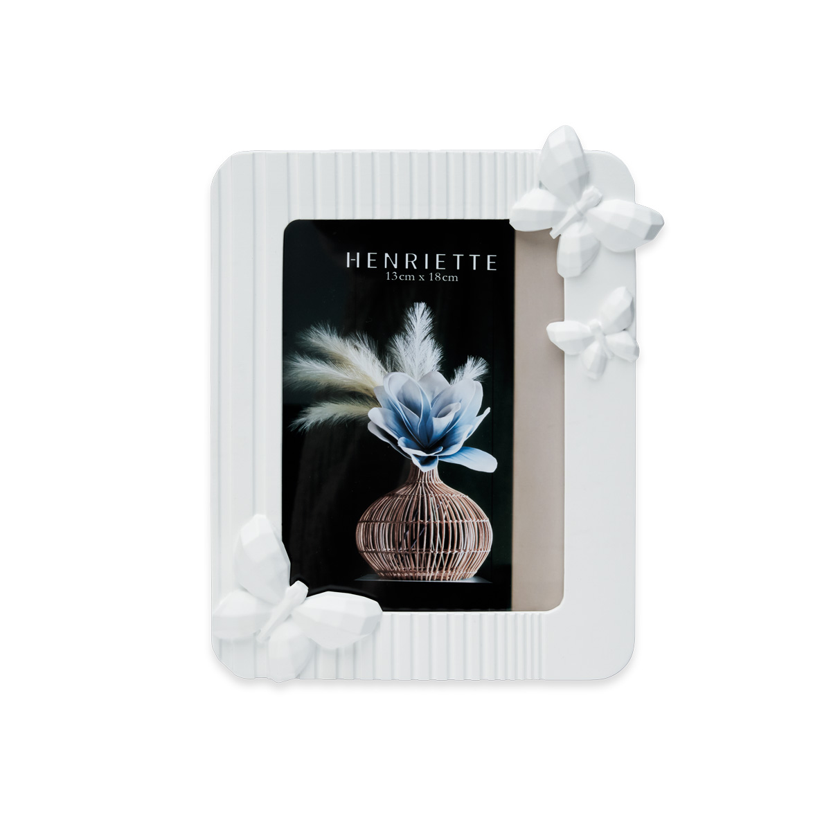 HENRIETTE PORTAFOTO CORNICE FARFALLINE BIANCO 13X18 CM OSTUNI HENRIETTE PORTAFOTO CORNICE FARFALLINE BIANCO 13X18 CM OSTUNI