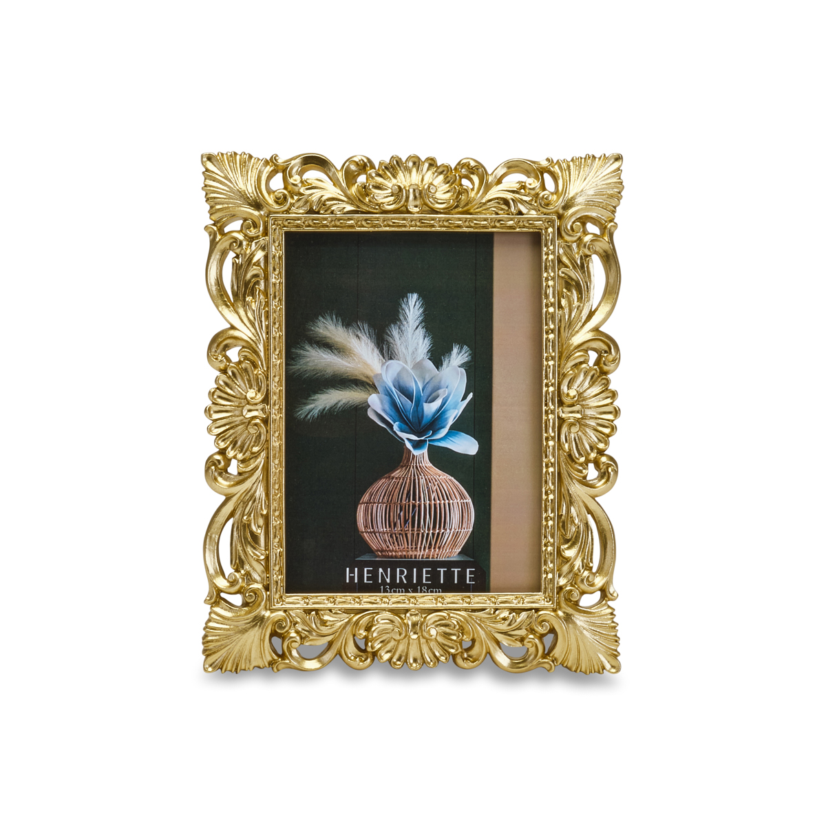 HENRIETTE  PORTAFOTO CORNICE RINASCIMENTO ORO 13X18 CM