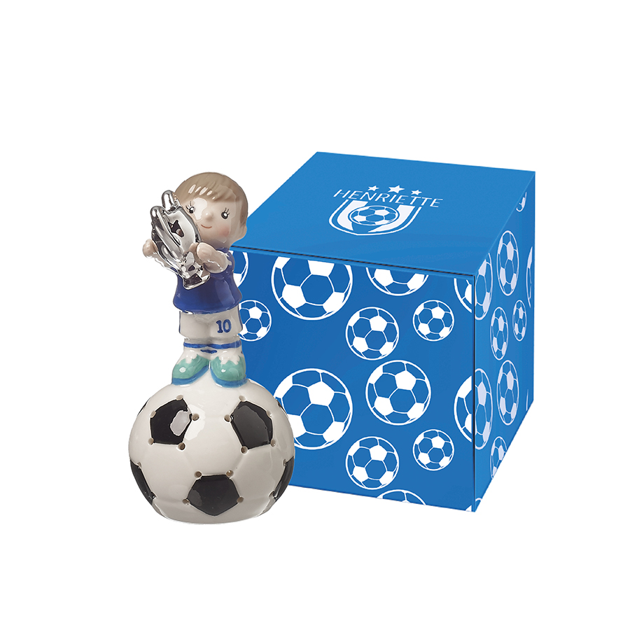 HENRIETTE LAMPADA BIMBO CALCIATORE PALLONE H.13,5 CM HENRIETTE LAMPADA BIMBO CALCIATORE PALLONE H.13,5 CM