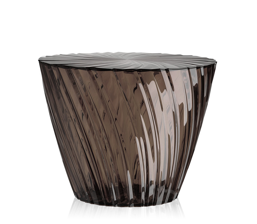 KARTELL TAVOLO SPARKLE BASSO FUME CON COPERCHIO