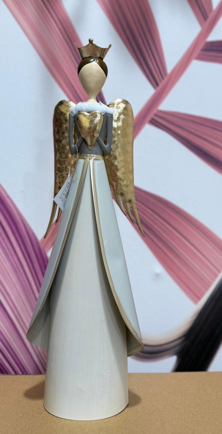 MASCAGNI ANGELO CON CORONA H.45,5 CM MASCAGNI ANGELO CON CORONA H.45,5 CM