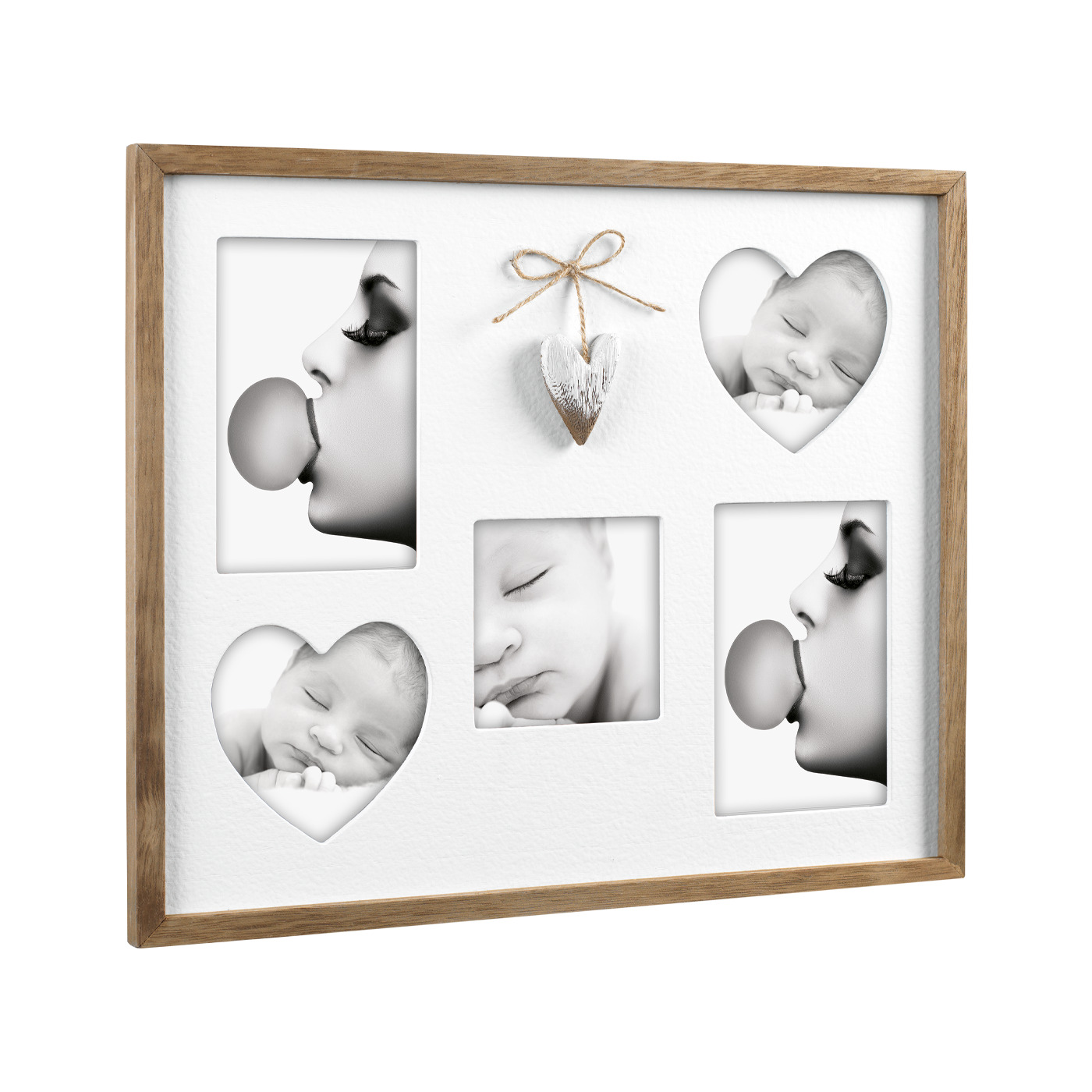 MASCAGNI CORNICE MULTIPLA IN LEGNO X 5