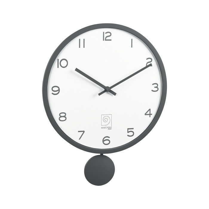 MASCAGNI OROLOGIO CON PENDOLO - DIAM. 30 CM GRIGIO