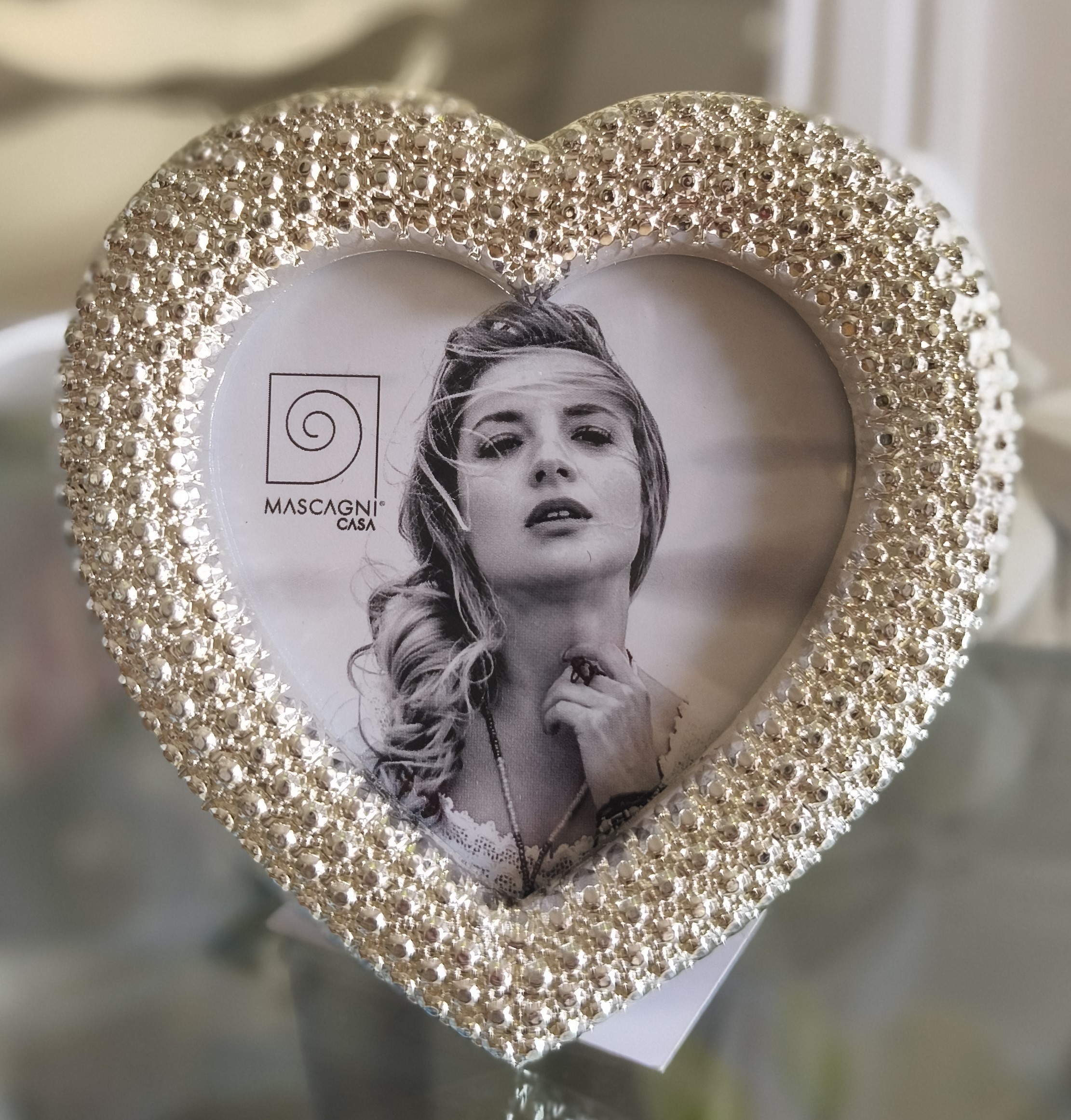 MASCAGNI PORTAFOTO CUORE ARGENTO 6,5X6,5 CM