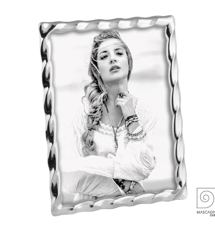 MASCAGNI PORTAFOTO METALLO ARGENTO 13X18 CM MASCAGNI PORTAFOTO METALLO ARGENTO 13X18 CM
