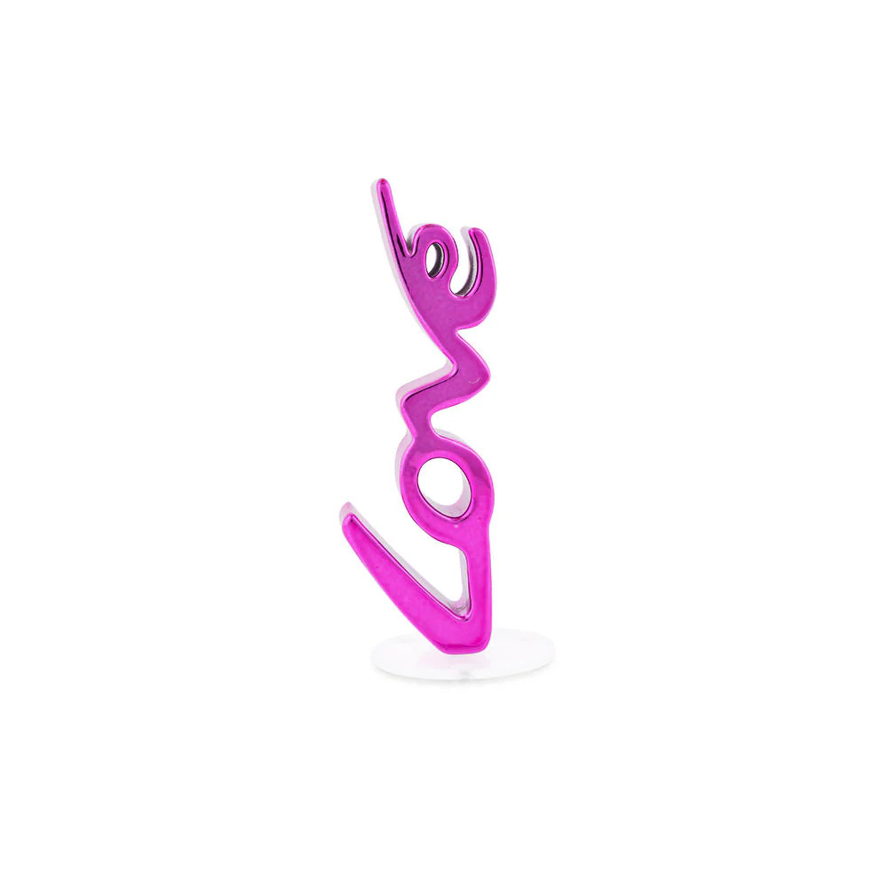 MIA DESIGN LOVE SMALL 3D SCRITTA VERTICALE FUCSIA MIA DESIGN LOVE SMALL 3D SCRITTA VERTICALE FUCSIA