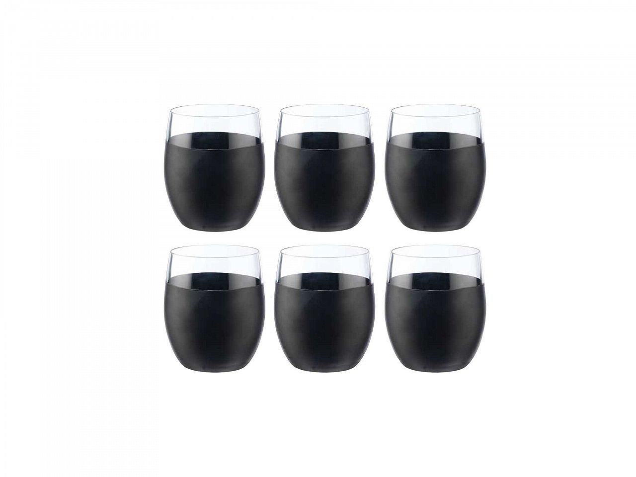 ONLYLUX Bicchieri Vino Galassia nero Set 6 Pezzi ONLYLUX Bicchieri Vino Galassia nero Set 6 Pezzi