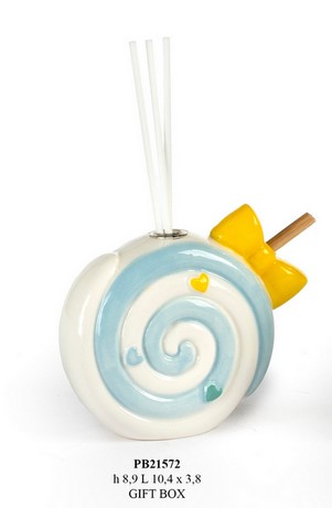 PABEN DIFUSORE FRAGRANZA LECCA LECCA CELESTE 8.9 CM. PORCELLANA G.BOX PABEN DIFUSORE FRAGRANZA LECCA LECCA CELESTE 8.9 CM. PORCELLANA G.BOX