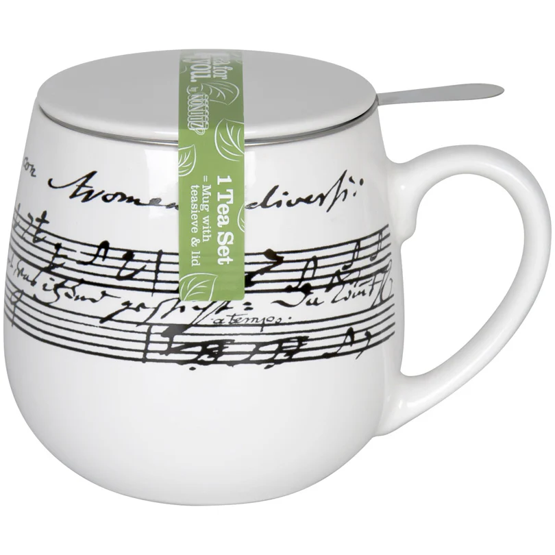 SCHONHUBER Tazza tè con coperchio e filtro
