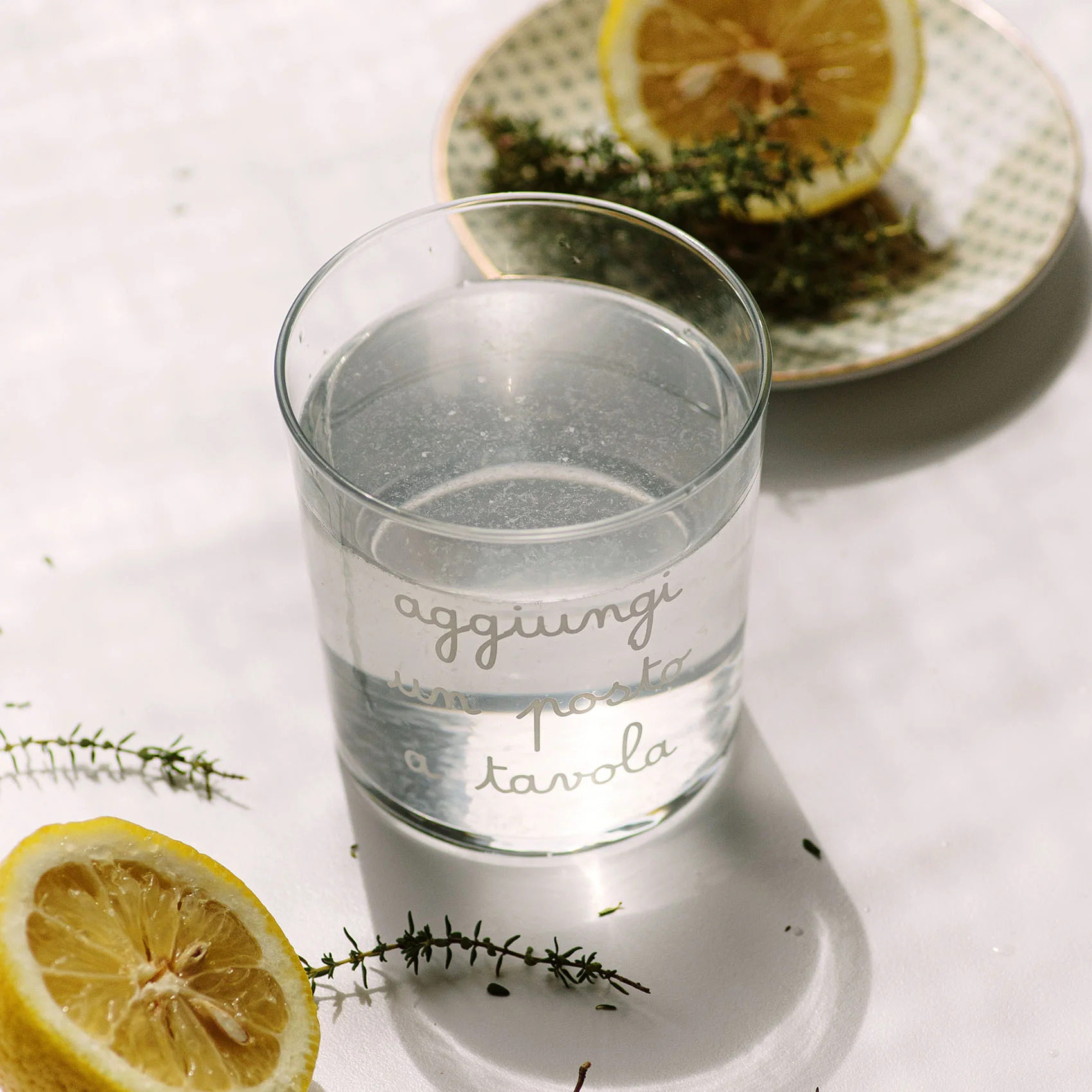 SIMPLE DAY Bicchieri acqua AGGIUNGI UN POSTO A TAVOLA 6 PZ BICCHIERE SIMPLE DAY Bicchieri acqua AGGIUNGI UN POSTO A TAVOLA 6 PZ BICCHIERE