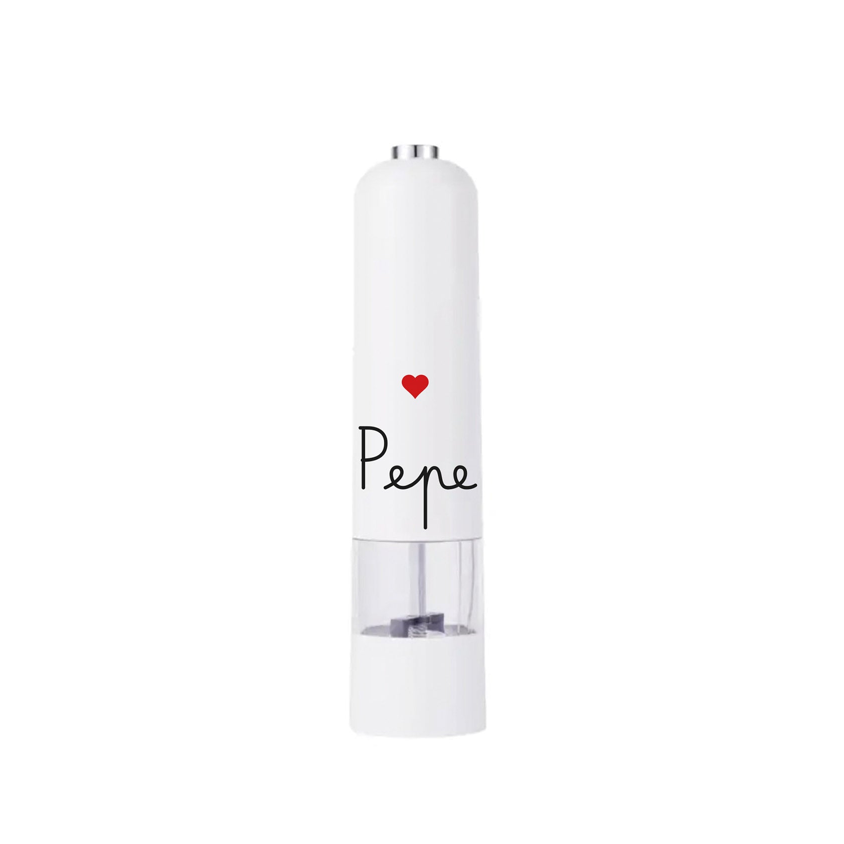 SIMPLE DAY Macinapepe Elettrico "Pepe cuore" bianco SIMPLE DAY Macinapepe Elettrico "Pepe cuore" bianco
