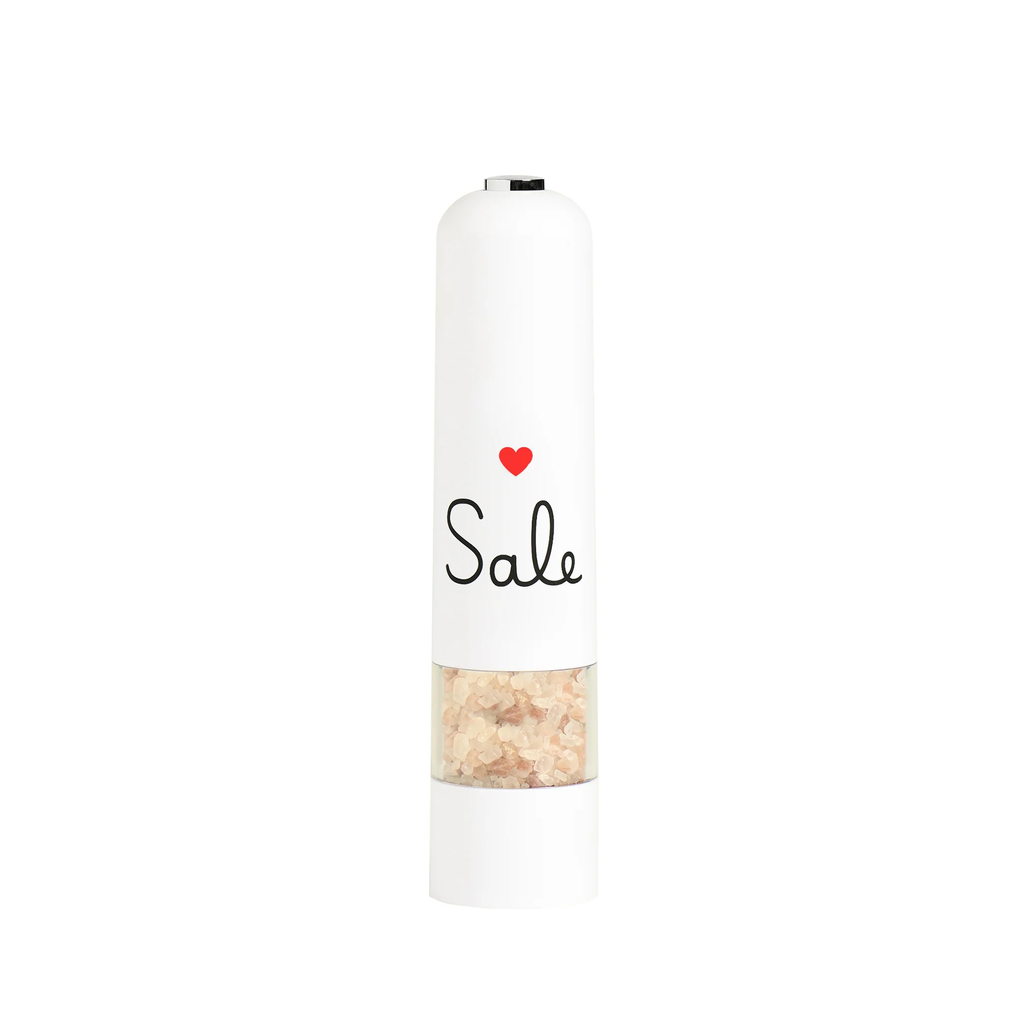 SIMPLE DAY Macinasale Elettrico "Sale cuore" bianco SIMPLE DAY Macinasale Elettrico "Sale cuore" bianco