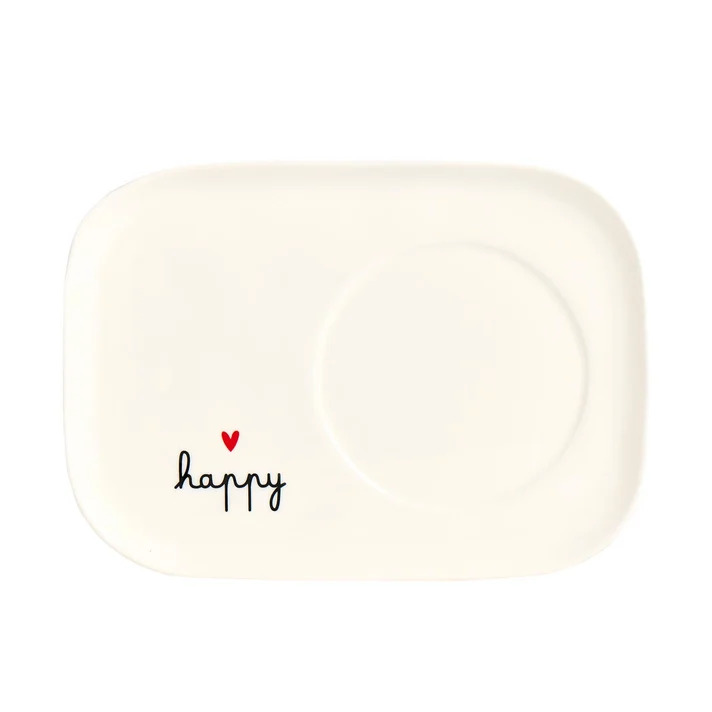 SIMPLE DAY Piatto per Tazza Colazione HAPPY 1 PZ SIMPLE DAY Piatto per Tazza Colazione HAPPY 1 PZ