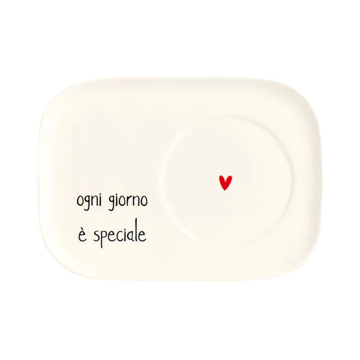 SIMPLE DAY Piatto per Tazza Colazione OGNI GIORNO E&rsquo; SPECIALE 1 PZ