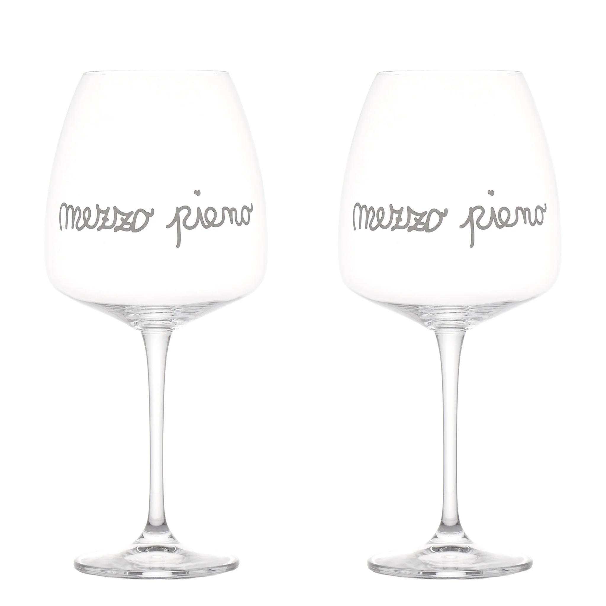 SIMPLE DAY Set 2 calici vino Mezzo pieno 77cl SIMPLE DAY Set 2 calici vino Mezzo pieno 77cl